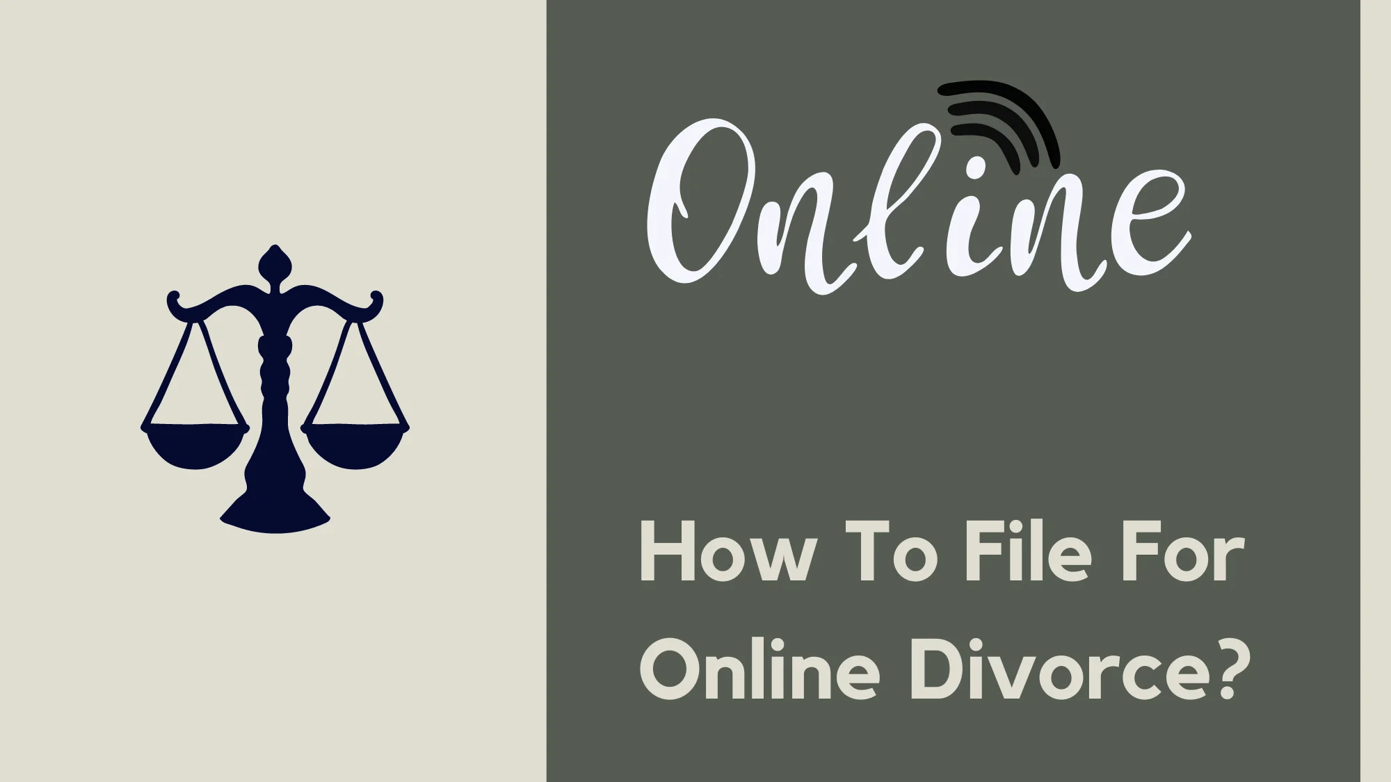 How To File For Online Divorce