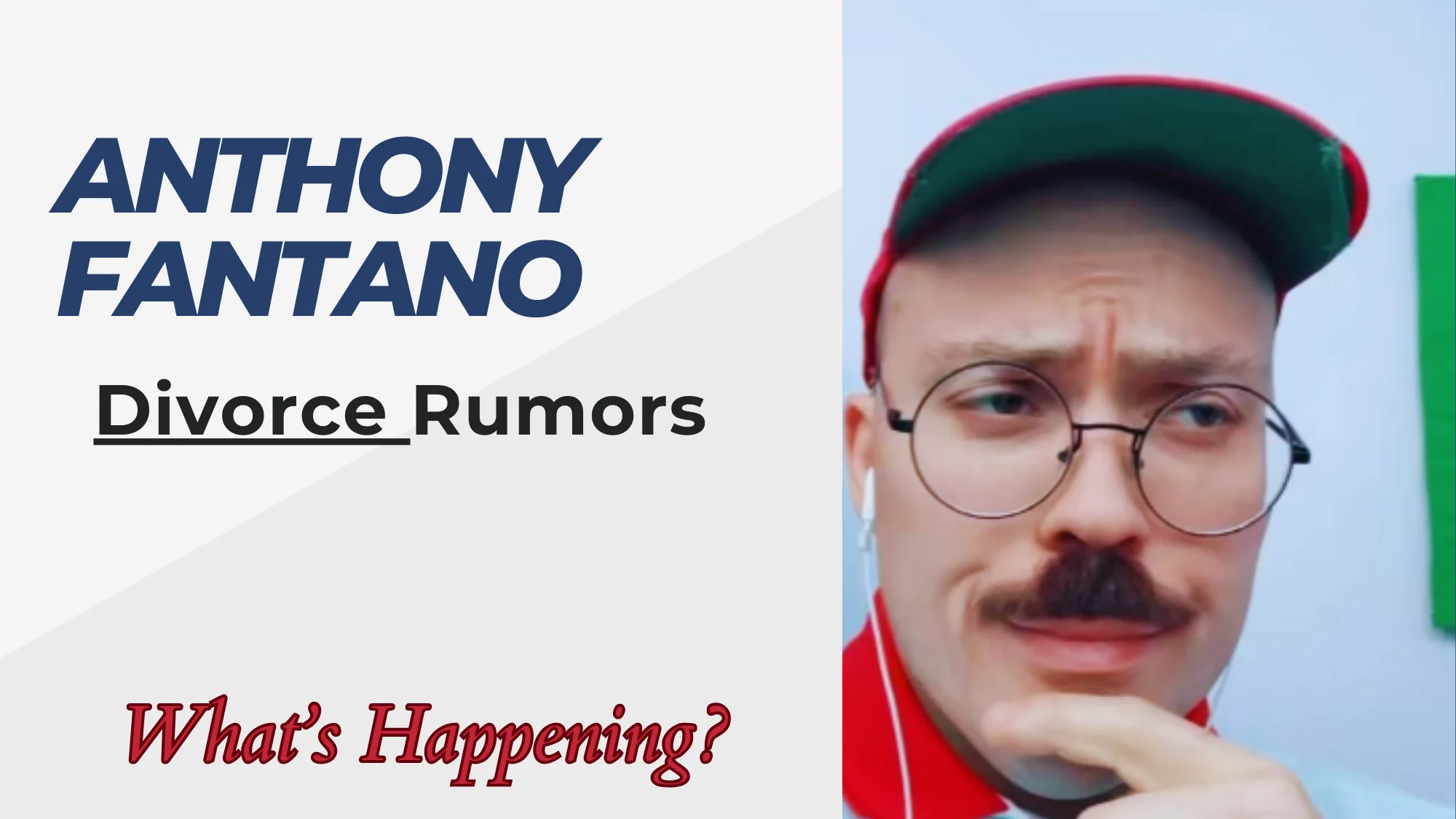 Anthony Fantano Divorce