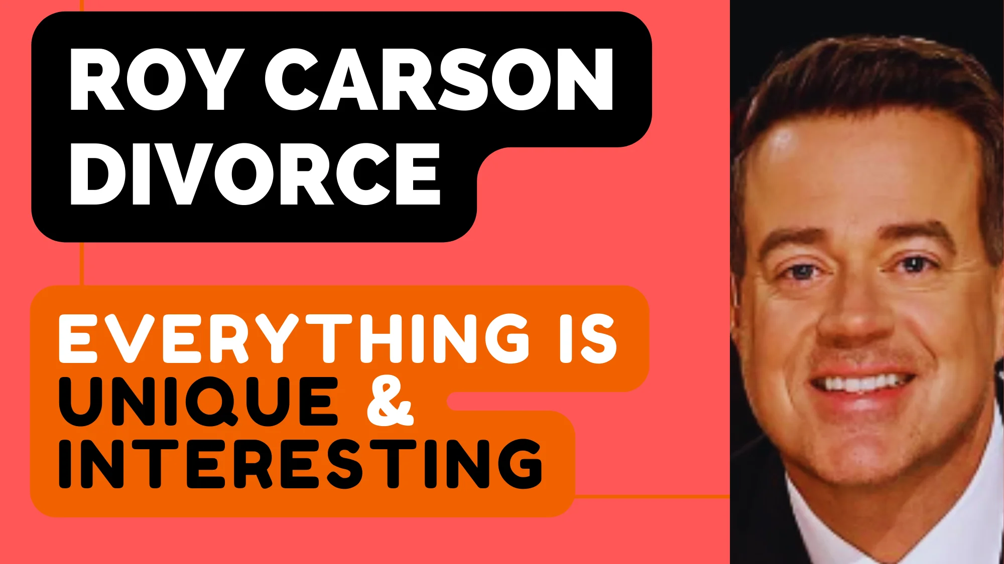 Roy Carson divorce