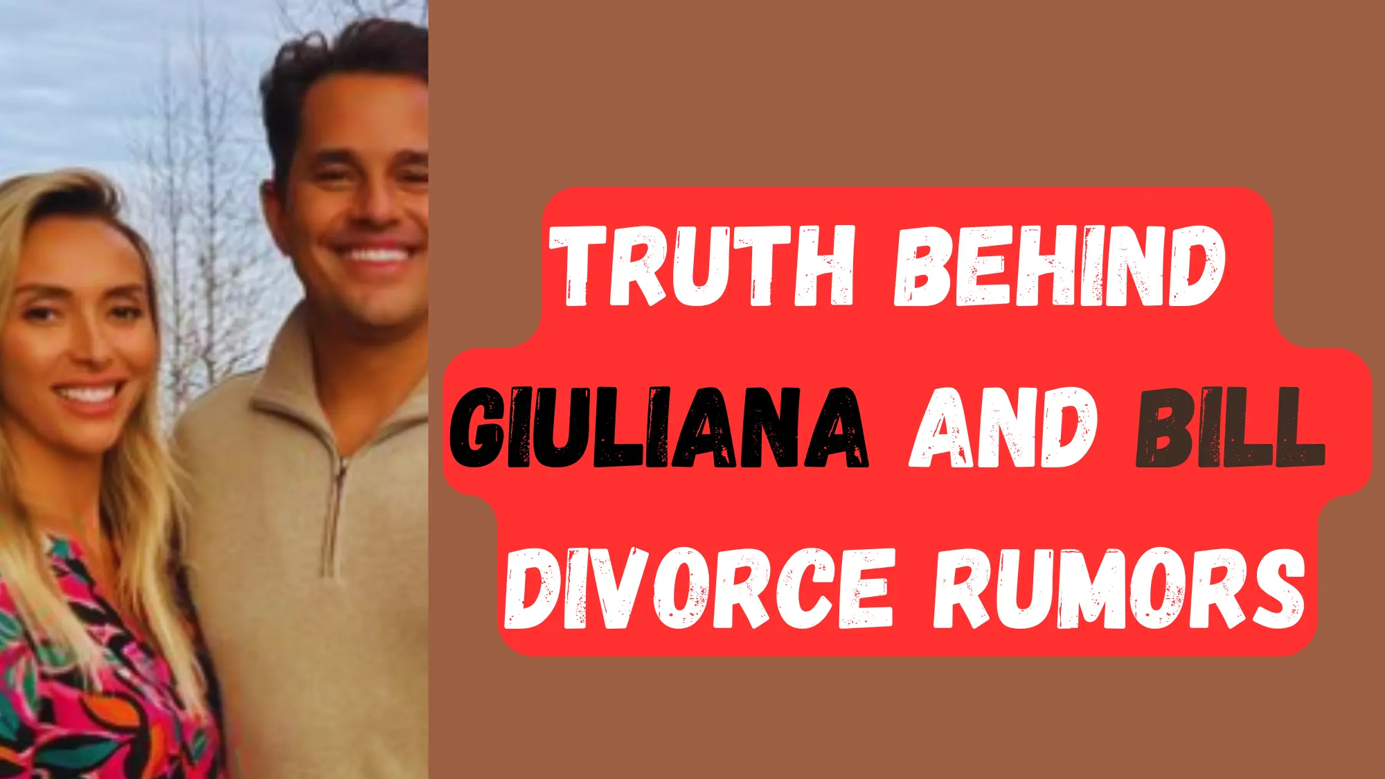 Giuliana and Bill Divorce