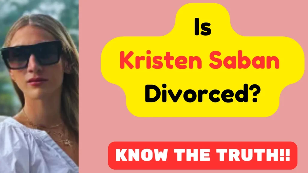 Kristen Saban Divorce