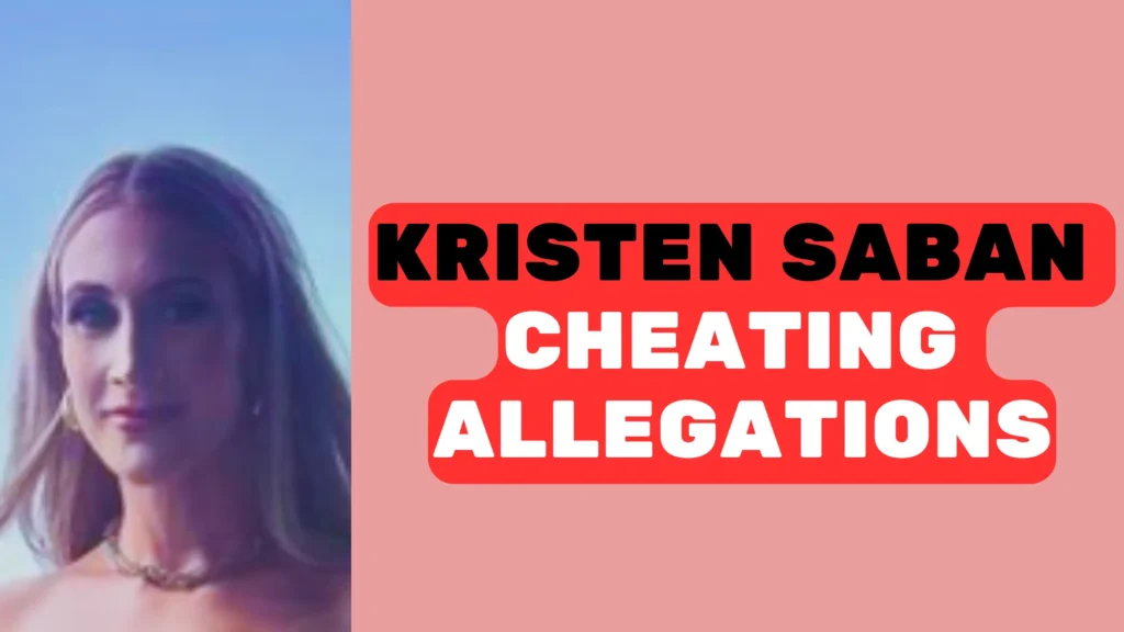 Kristen Saban Divorce and cheating allegations