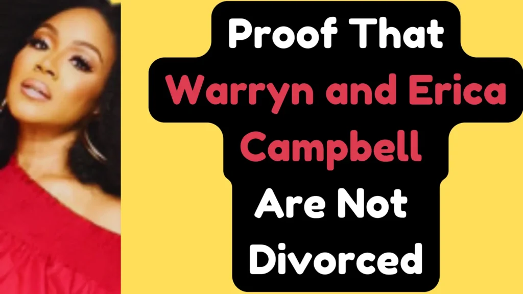 Proof That Warryn and Erica Campbell Are Not Divorced